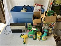 Assorted Sprayers/House Plant & Garden Chemicals