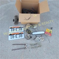 CAR ACCESSORIES/PARTS, MIRROR, LIGHTS, PLATES,