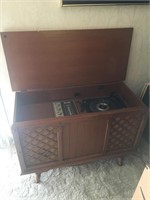 Vintage Morse Record & Radio Cabinet