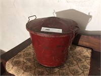 Primitive Tin Storage Container