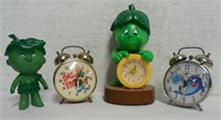 4 assorted advertisement items