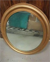 Heavy Framed Oval Mirror