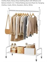 MSRP $30 White Clothing Rack