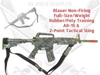 True Weight Blauer Training M4 CAR15 w/Sling