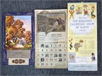 (3) Vintage Calendars 19.5” and Smaller
Okeene,