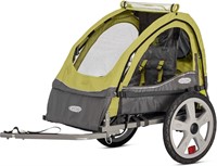 Instep Bike Trailer  Green/Grey  Single Seat