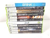 GUC Assorted XBOX 360 Video Games (x11)