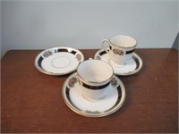 Two Mini Tea Cup and Saucer, 3 Plates and 2 Cups