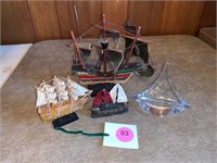 COLLECTION OF MODEL BOATS