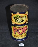 Unopened Princeton Farms 10 oz popcorn tin