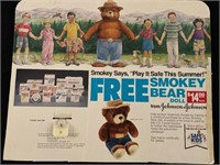 1980’s Johnson & Johnson Smokey Bear Advertisement