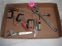 Adjustable Wrench, C Clamps & Misc.