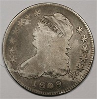 1809 Bust Half Dollar Early Date