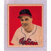 1949 Bowman Lou Boudreau Crease Free