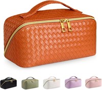 Large PU Leather Travel Cosmetic Bag x3