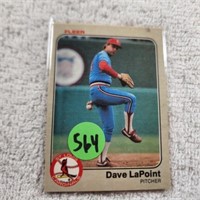 2-1983 Fleer Dave LaPoint
