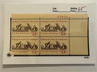 DRAFTING ARTICLES OF CONFEDERATION STAMP BLOCK 13C