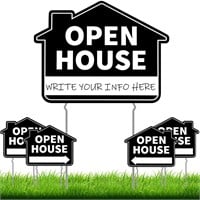 Queekay 5 Pack Open House Signs for Real Estate 16