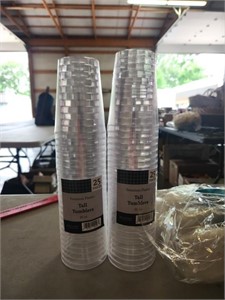 (2) 25pk. Tall Tumblers & Party Cups w/ Lids