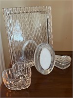 Crystal Decor Photo Frames Trinket Box Dish