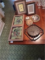 Picture frames, small pics, 2 small paintings,