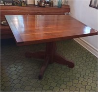 Dining table heavy, solid cherry .47" W, 36" D,