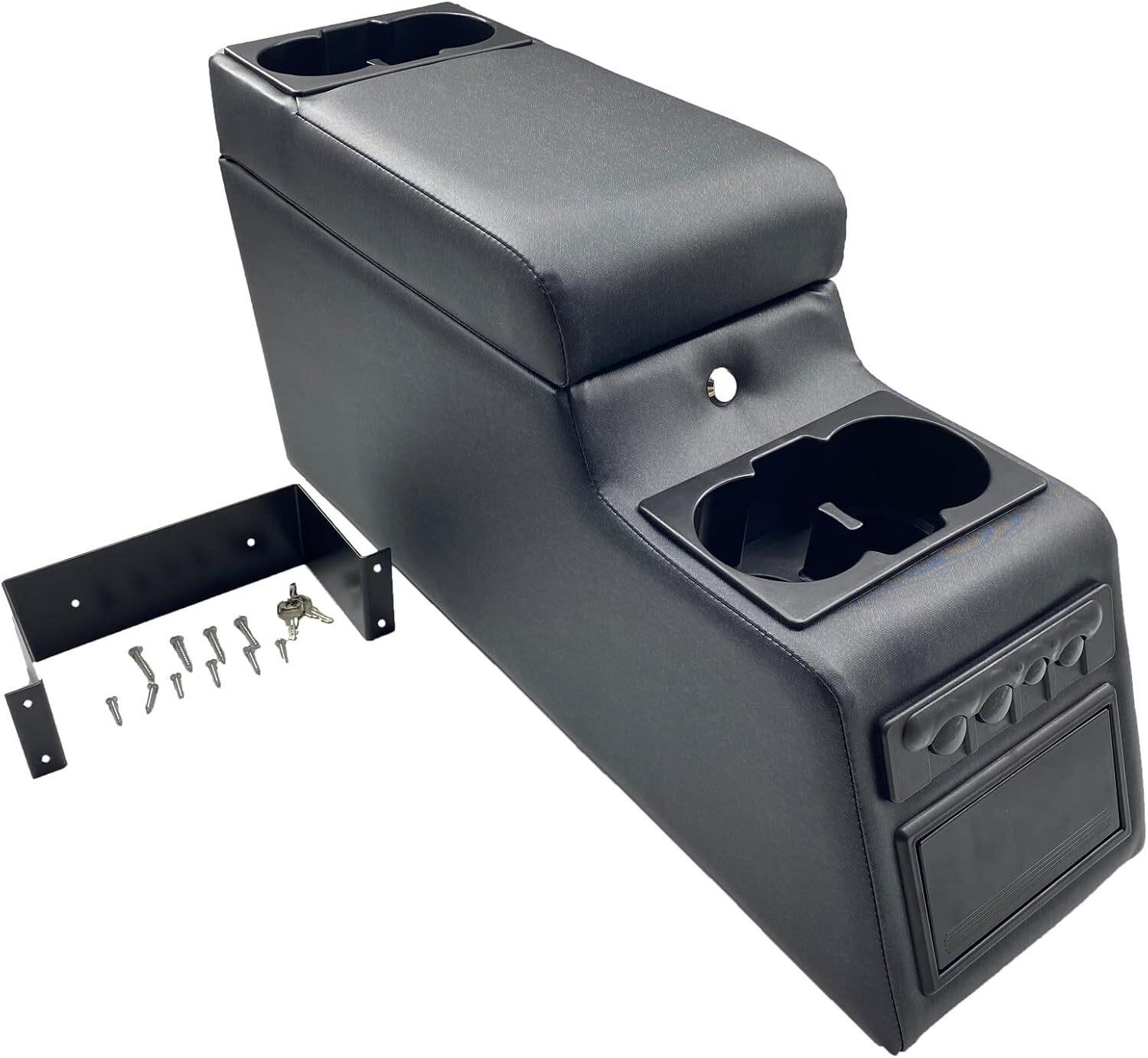 MOOSUN Deluxe Locking Console for Jeep CJ-5/7