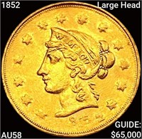 1852 Large Head Wass Molitor Gold Eagle CHOICE AU