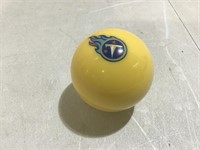Titans NFL football custom cue ball gear topper
