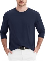 (N) Daily ritual Mens Long Sleeve Shirt Cotton Cas