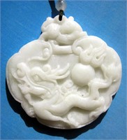 Jade 274cts of Real White Jade The Flying Dragon A