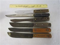 Lot of old knives - some are Old Hickorys