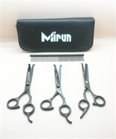 Mirun 4PCS Pet Grooming Scissors Dog Hair Cutting