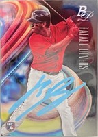 Rafael Devers Signed Card with COA