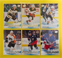 2019-20 UD Young Guns Rookie Cards - Lot of 6