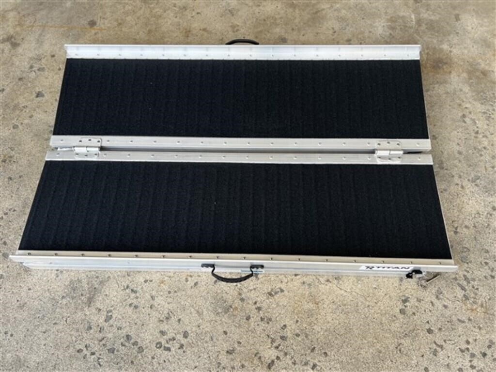 Titan Double Folding Aluminum Ramp