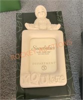 Pair of Department, 56 snow babies picture frames