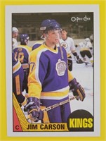 Jimmy Carson 1987-88 O-Pee-Chee Rookie Card