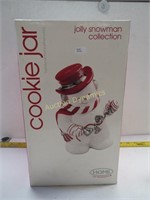 Jolly Snowman Cookie Jar