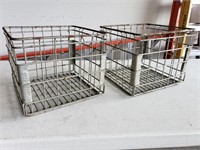(2) Dean Food Wire Milk Crates