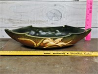 Vntg Roseville Zephyr Lily console bowl