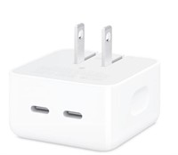 35W Dual USB-C Port Compact Power Adapter & Type C