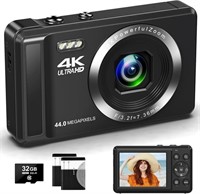 Digital Camera, 4K Autofocus Vlogging Camera 44MP