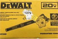 DEWALT COMPACT BLOWER NO BATTERY RETAIL $170