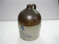 Vintage B.W. Hess & Co. 3 Gallon Hootch Jug -
