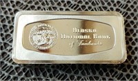 FRANKLIN MINT1000 GRAIN 2oz STERLING SILVER INGOT