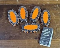 Orange Motorcycle Chain Butane Lighters