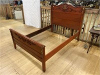 Full Size Wooden Bed - Missing hook on 1 Side