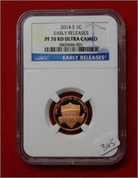 2014 S Lincoln Cent NGC PF70 RD Ultra Cameo
