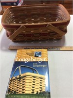 Longaberger basket 1992 & book